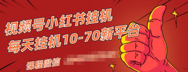视频号小红书抖音挂机项目,小白无脑操作,按照要求来,单号每天几十米-第一资源库