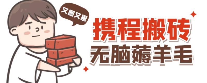 携程最新无脑薅羊毛低保玩法,后期稳定一天几十的收益,可多号放大收益-第一资源库
