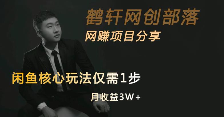 闲鱼核心玩法不卖货也能1年变现20W,玩法简单-第一资源库