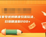 黄岛主引流课:百家号视频精准引流玩法,日涨精准粉200+-第一资源库