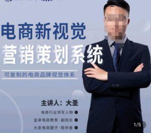 大圣·电商新视觉营销策划系统,可复制的电商品牌视觉识别系统-第一资源库