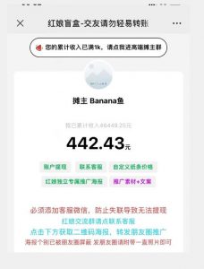 盲盒交友5.0,男粉变现实操项目,亲测变现效果极好【揭秘】-第一资源库