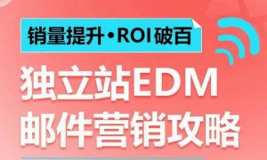 销量提升•ROI破百 独立站EDM邮件营销攻略,如何通过邮件营销每年获得100万美金销售额!-第一资源库